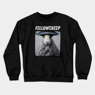 Fellowsheep - Wizard Sheep - Funny Crewneck Sweatshirt